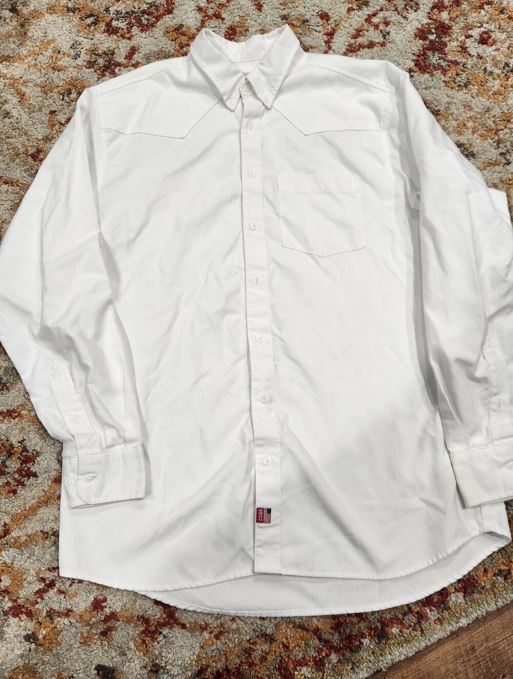 Resistol White Dress Shirt Xl USA Made